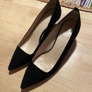 The Editor Heel From Everlane in Black Suede